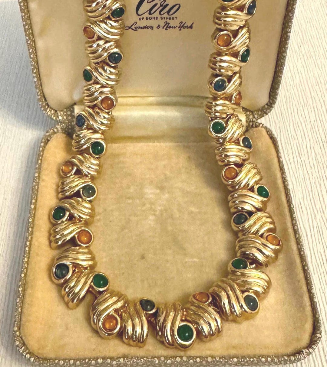 80's Armor Style Statement Necklace