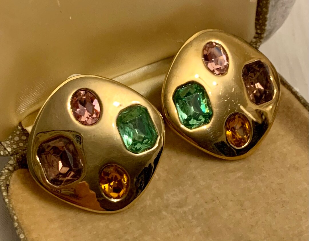 Enrico Coveri 1980s Clip-on Earrings
