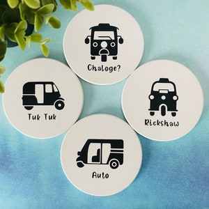Desk Tuk Tuk Coasters