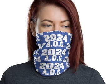 AOC 2024 Alexandria Ocasio-Cortez Neck Gaiter