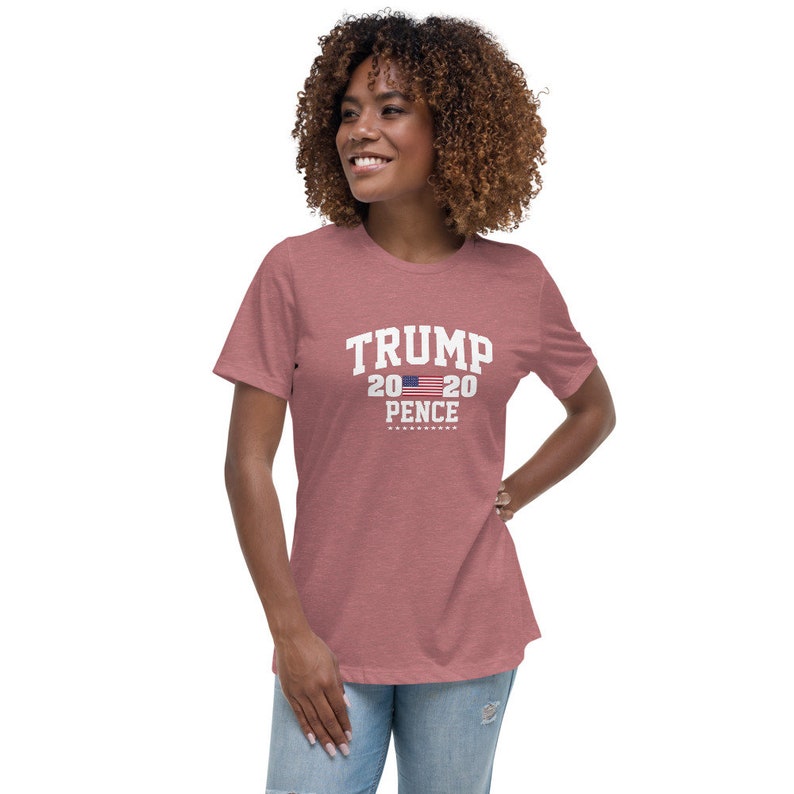 Trump Pence 2020 Women/'s Relaxed T-Shirt
