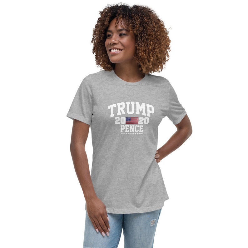 Trump Pence 2020 Women/'s Relaxed T-Shirt