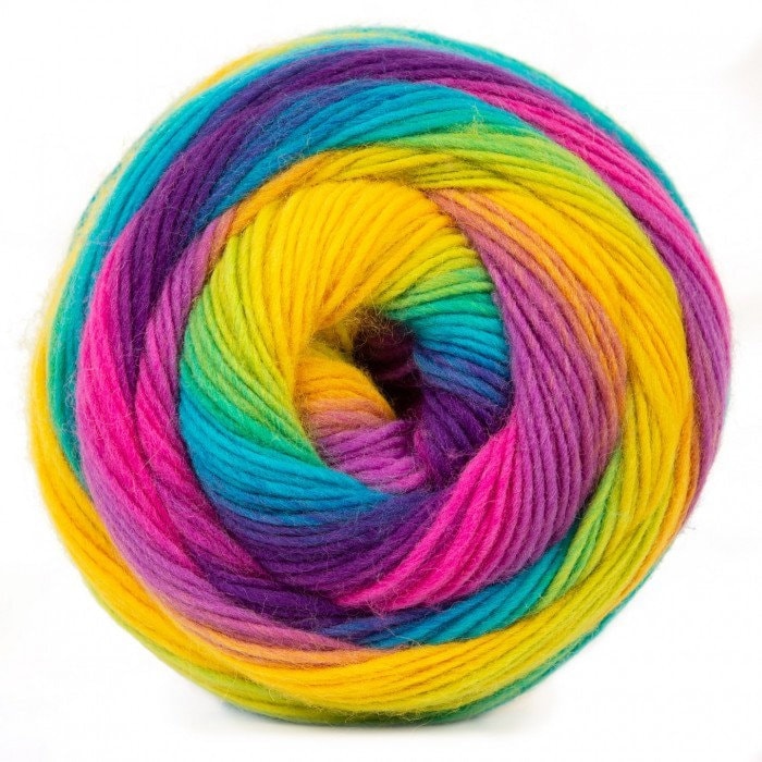 Rainbow Incredible Ribbon Yarn Lion Brand Yarn Specialty Yarn Novelty Yarn  Multi Color Ribbon Yarn 