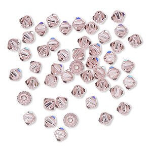 Bicone, Crystal, Crystal Passions®, Xilion, Vintage Cantaloupe, 4mm Bead, (5328), 24 beads