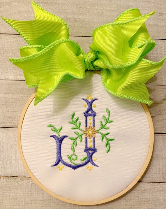 Custom, Embroidery, Wedding, Anniversary, Friend, Personalized, Cake Topper, Ornament, Decor