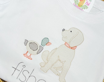 Camisa unisex para perros y patos, manga larga, manga corta, camisa de caza para niños pequeños, camisa de ánade real para niños, camisa de pato para niñas