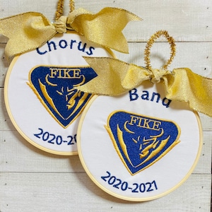 Custom made, Send me your School Logo Ornaments, Graduation, Christmas, present, Teacher, Teenager, Gift