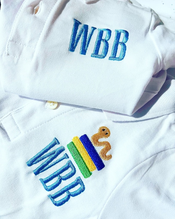 Embroidered Monogrammed Kids Polo, School Polo, Long Sleeve or Short Sleeve, Toddler Dress Shirt Gift, Initials Polo