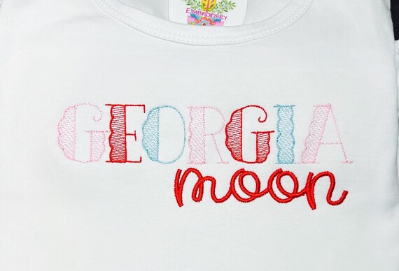 Girls Name Valentines Day Ruffle Shirt, Long Sleeve, Short Sleeve, Girls, Toddler Valentine Shirt Baby, Embroidered, White Vday Heart Shirt