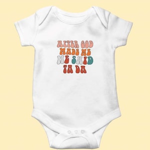 God Made Me SVG File, New Baby Tada Instant Download, Baby Gift Heat Transfer, God said SVG, TaDa Baby Cricut, God made me EPS File
