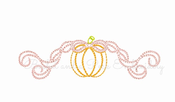 Preppy Pumpkin, Fall, Bow, Embroidery Design, Download, Instant, File, Sewing, Jef, Exp, PES, VP3, VIP, Hus, XXX, Dst, All Formats, Quick