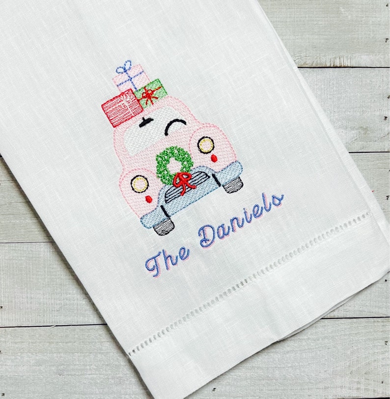 BushelanAPeckEmb Guest Towel