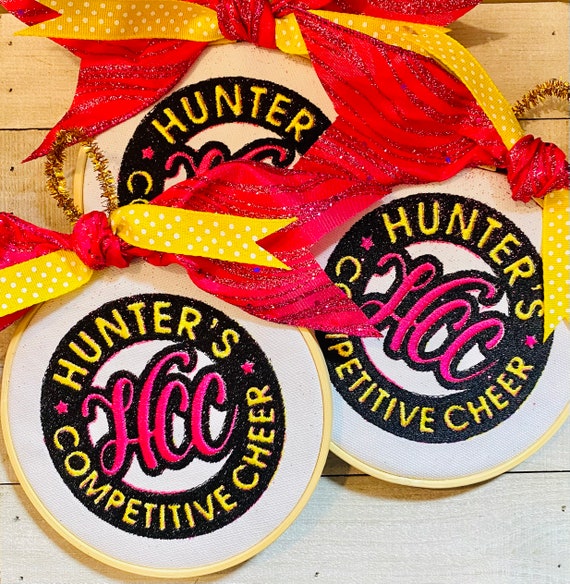 Hunter’s Competitive Cheer Custom made Ornament, HCC