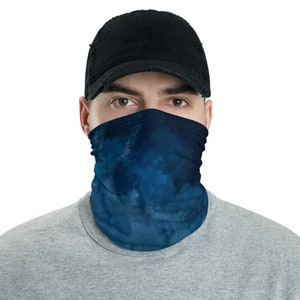 Maschera Viso Blu Scuro Gaitor - Morbido, Lavabile, Riutilizzabile.  Spedizione gratuita 35+