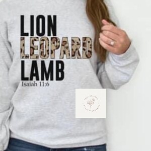 Löwe, Leopard, Lamm