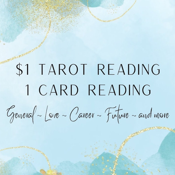 1 Card Tarot Reading • One Dollar Tarot Reading • Trusted Tarot Reader • One Question Tarot Reading • General • Love • Career • Future