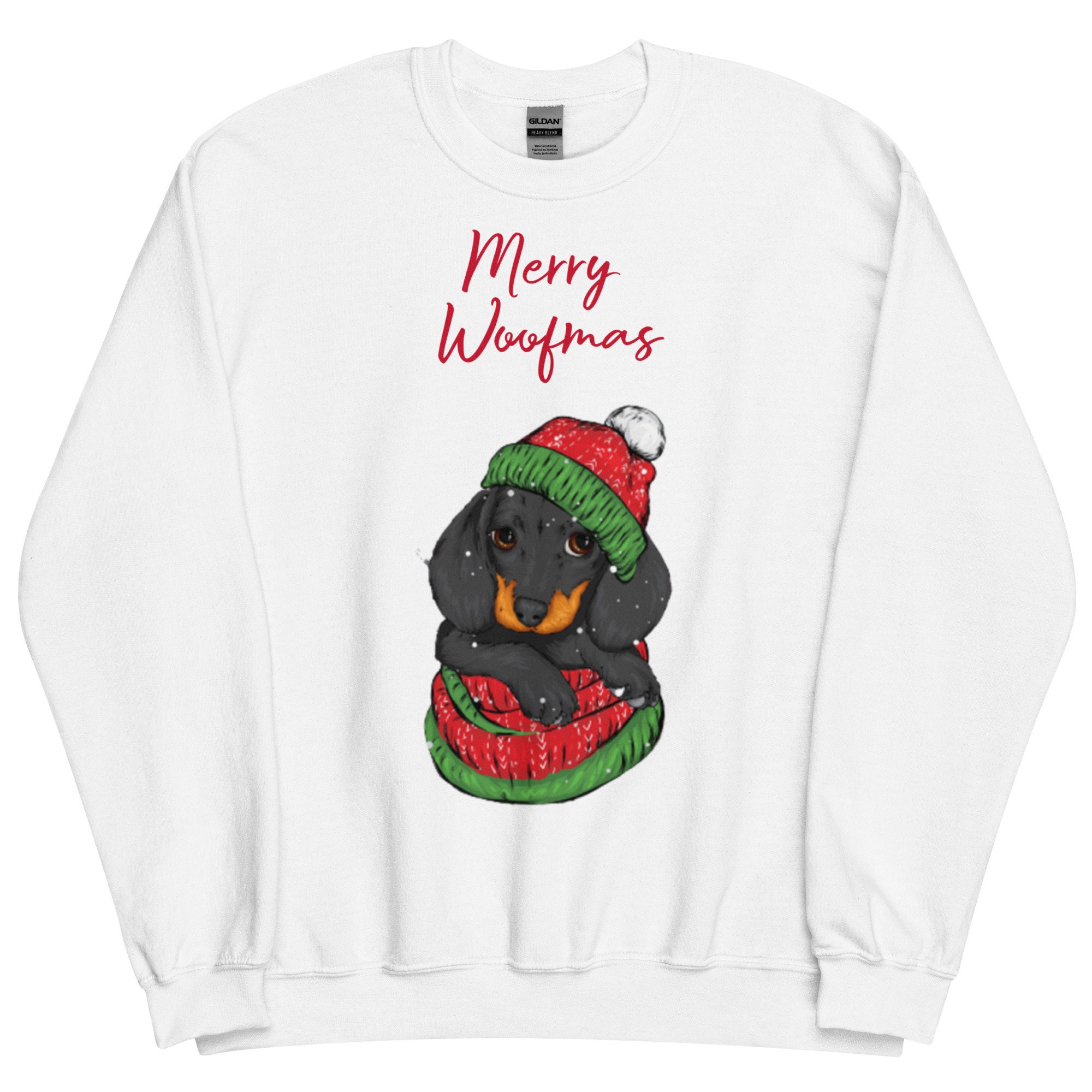 Discover Merry Woofmas Dogs Tree Sweatshirt, Christmas Dogs Jumper, Merry Christmas Dog Lover Sweater, Christmas Gift Dog Owner Unisex Jumper