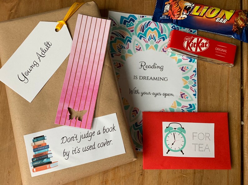 Mystery Book Box Gift Set Time for Reading Etsy