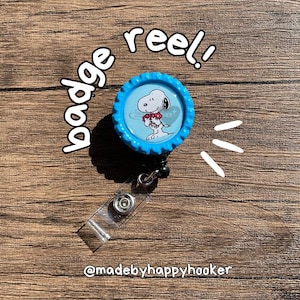 Beagle Flowers Doctor Badge Reels Custom Badge Reels Funny Badge Reels Cute Badge Reels ID Badge Holders Nurse Gifts Gifts for Friends