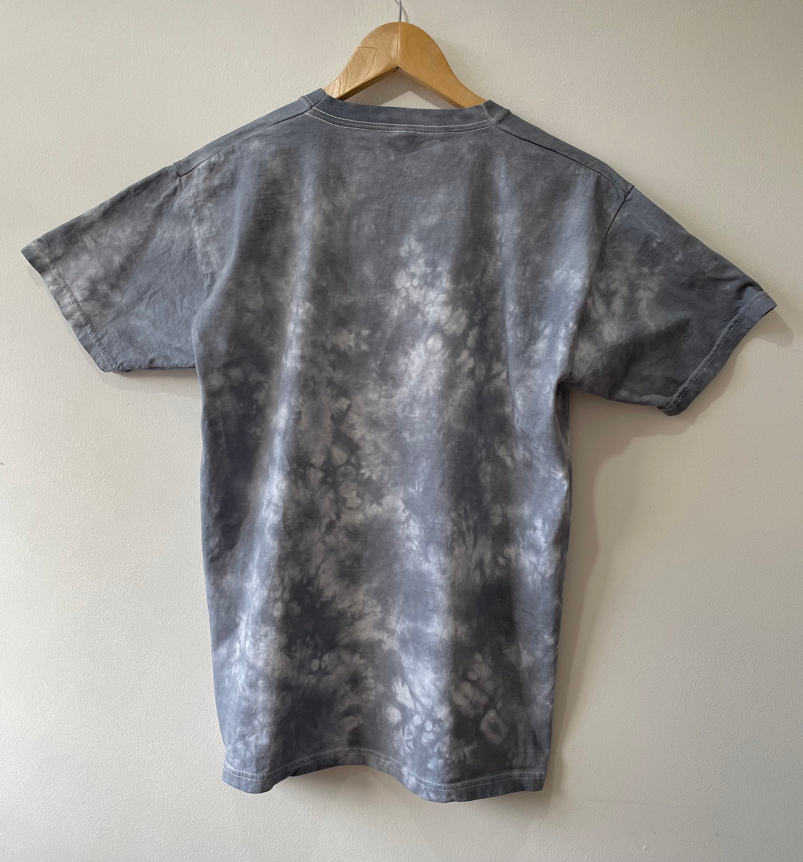 Tie Dye T-Shirt Grey Tie Dye Unisex T-Shirt | Etsy