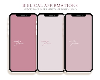 iPhone Wallpaper - Biblische Affirmationen (digitaler Download)