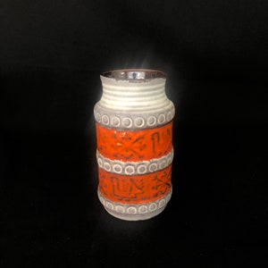 Vintage West German - Bay Ceramics - Relief Vase 64-17 de Bodo Mans