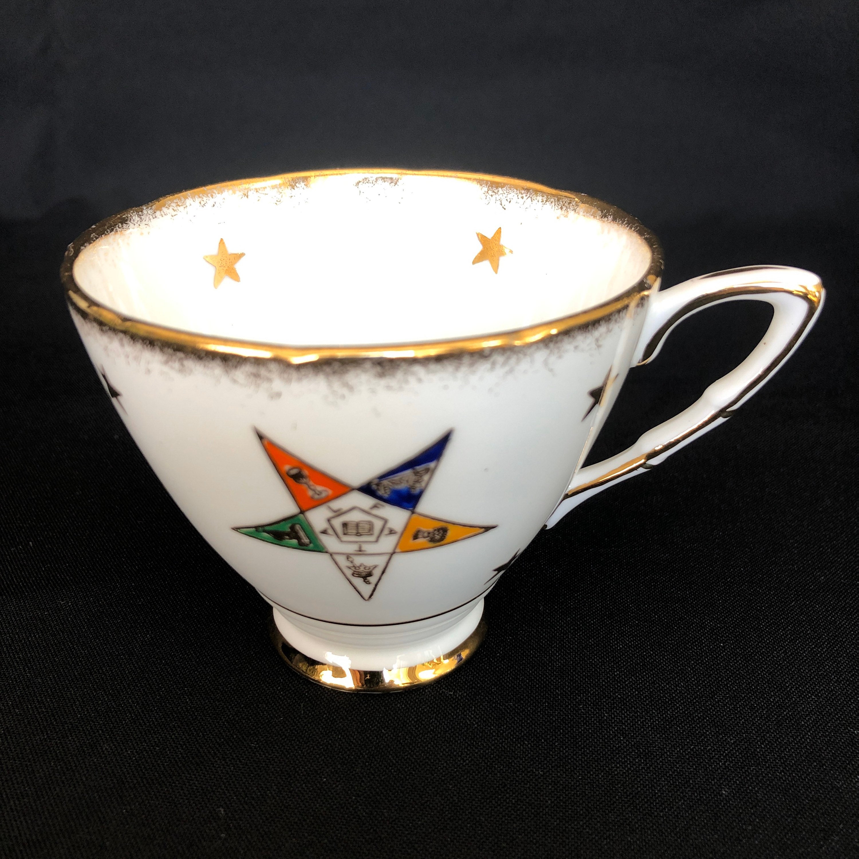 Vintage Masonic Order of the Eastern Star Tea Cup & Saucer Set Etsy