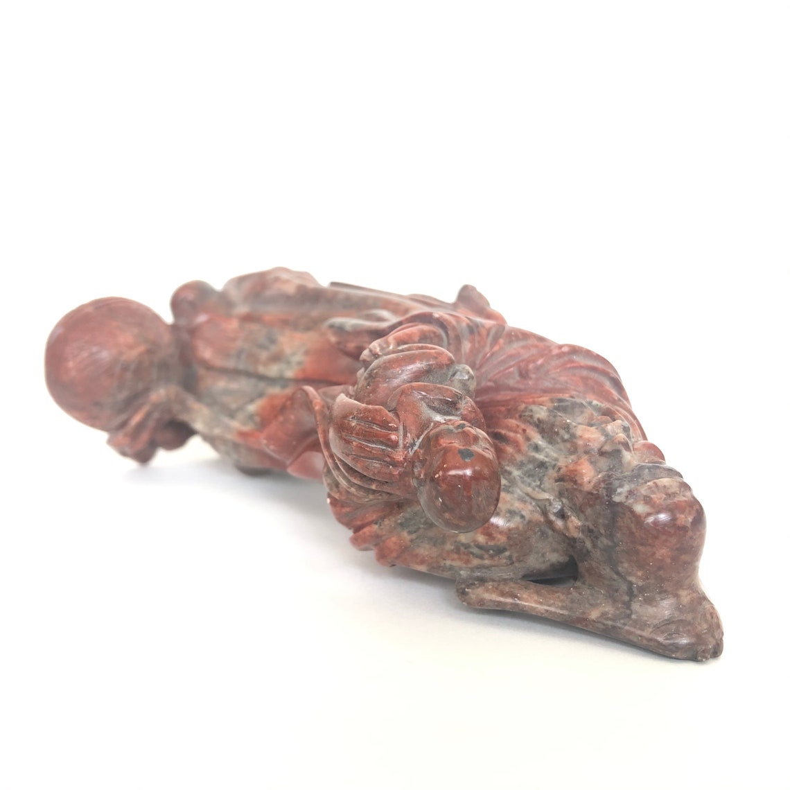 Antique Chinese Stone Carving of Wise Man Holding Baby Etsy