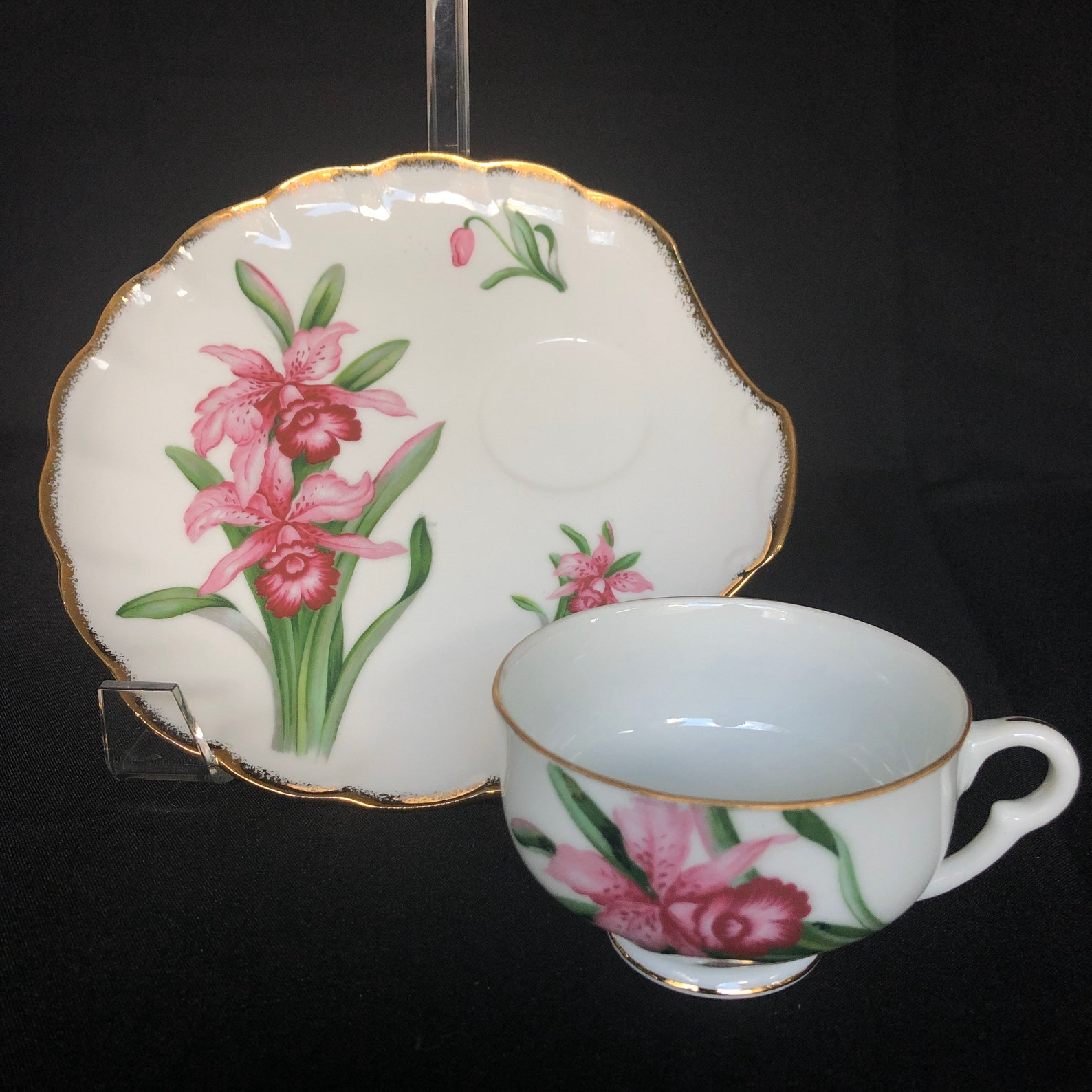 Tea Cup & Matching Snack/luncheon Plate Westville Fine China, Japan C1950's Etsy