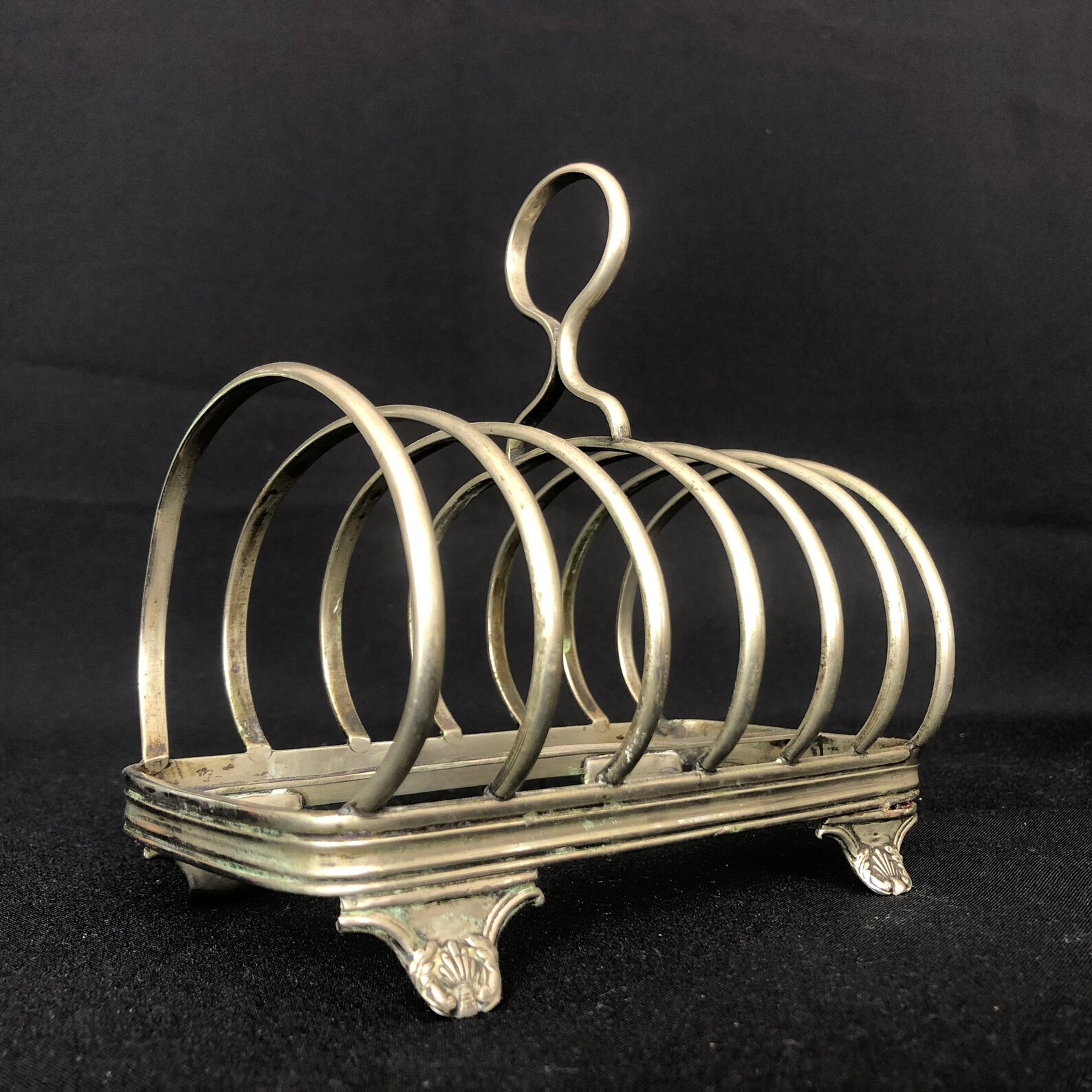 Vintage Silver Plated Toast Rack Photo Holder CD Holder Etsy