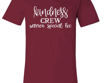 WSRA Kindness Crew Tee