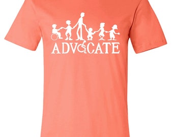 Advocate, Special Needs, Therapist, Custom T-shirt, Inclusion