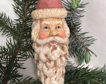 クリストファー・ラドコ ヴィンテージサンタとプレゼントの袋 手吹き