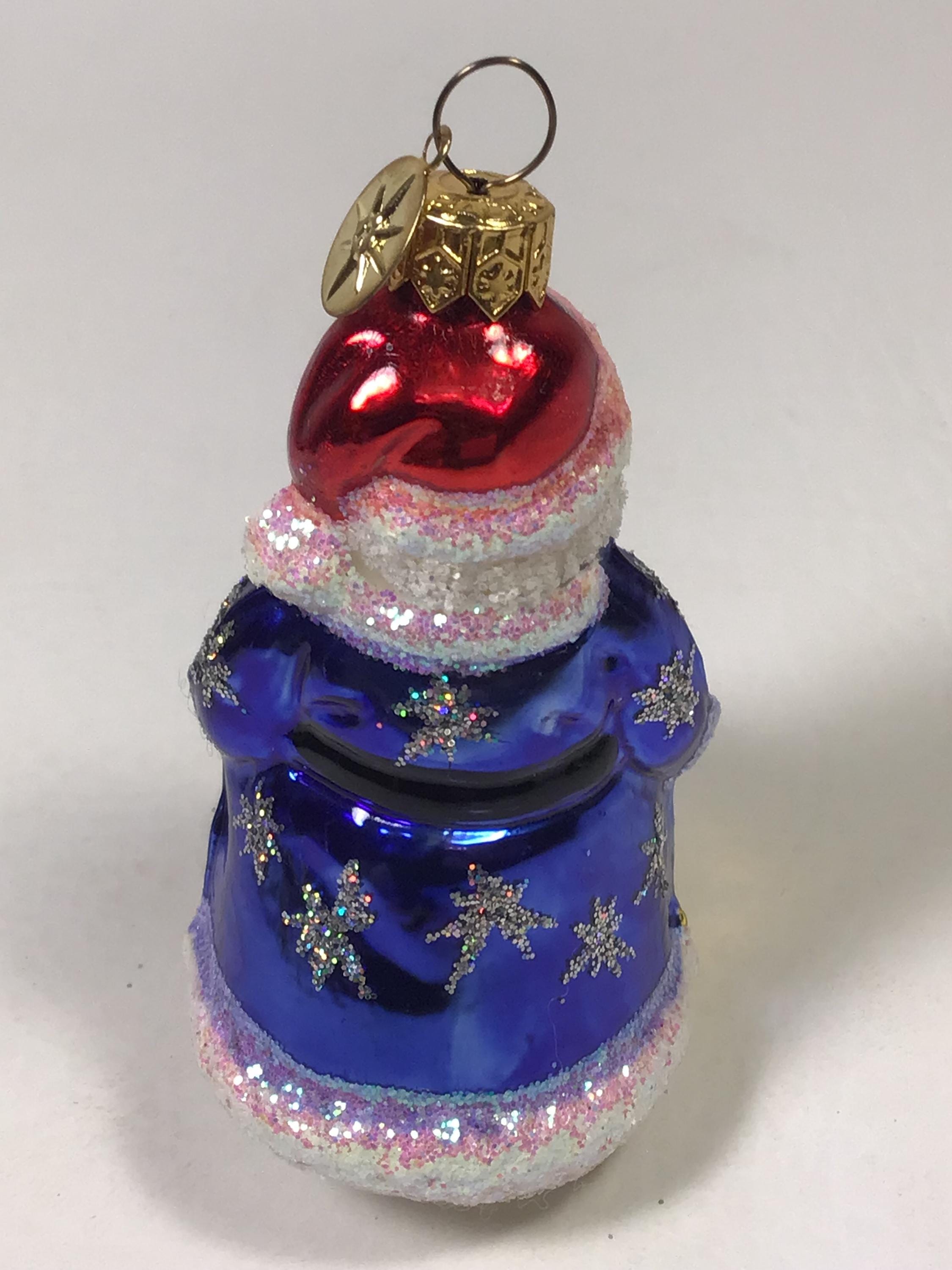 クリストファー・ラドコ ヴィンテージサンタとプレゼントの袋 手吹き