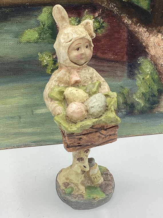 Easter Decoration Vintage Spring Easter Bunny Decoration Spring Bunny