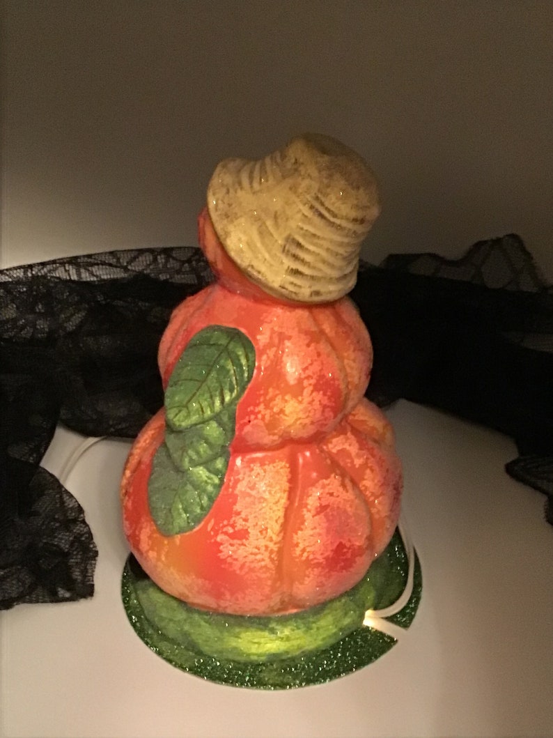 Vintage Halloween Jack O Lantern Pumpkin Head Man - Etsy