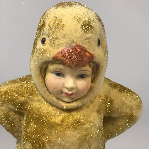 Bethany Lowe Vintage Flocked and Glitter Dusted Trinket - Candy Box