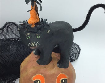 15+ Black Cat Paper Mache