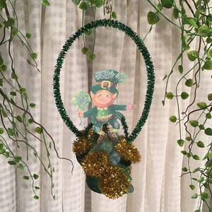 Lucky Leprechaun Handmade Vintage Style Ornament
