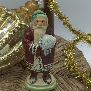 Vaillancourt Vintage “Father Christmas of the Fir Trees” Collectible  Chalkware
