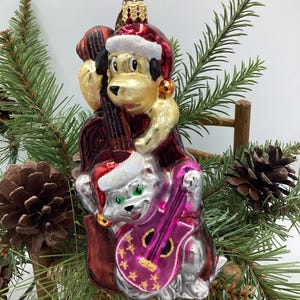 Christopher Radko Vintage “CoolYule Dog” Handblown Glass Ornament