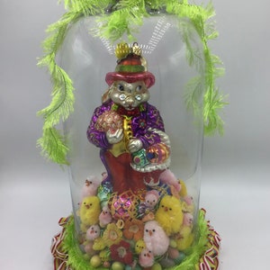 Christopher Radko’s Dapper Hare Assemblage Under Glass