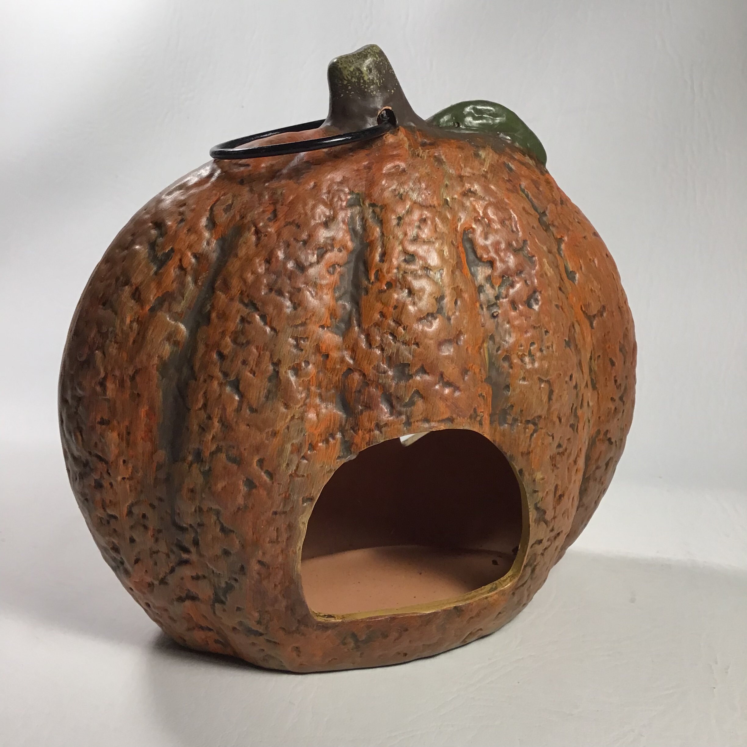 Terra Cotta Jack O Lantern Etsy