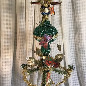 Dresden Butterfly Vintage Victoriaanse Stijl Ornament