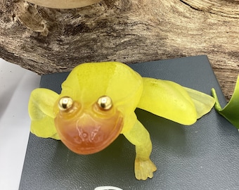 Daum ドーム Pate De Verre 蛙 Frog ネックレス