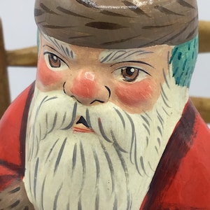 Vaillancourt Vintage Traditional Santa “ Stocking Stuffer Santa “ American Chalkware