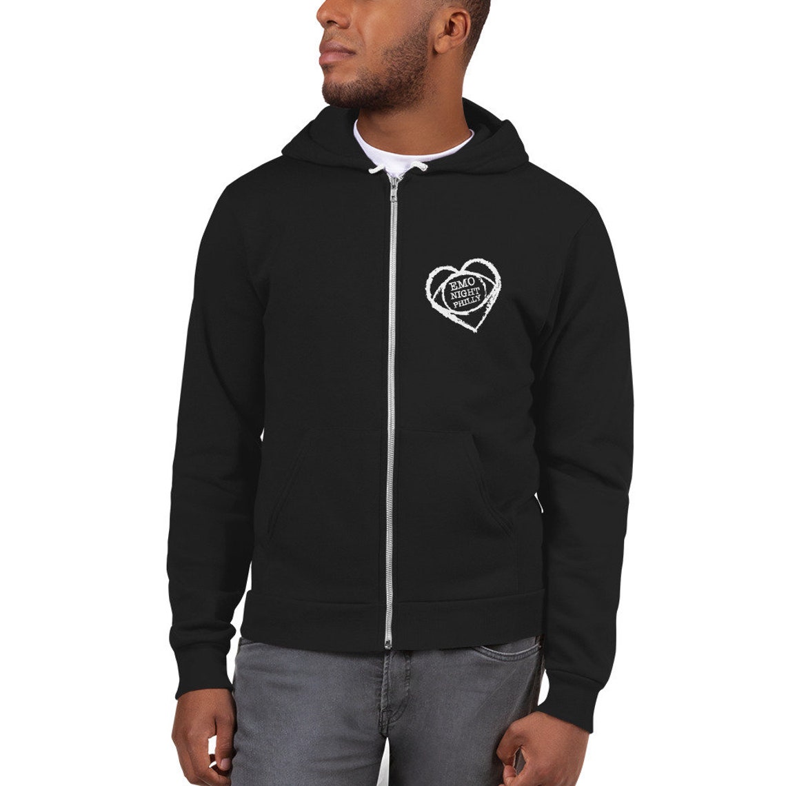 Emo Night Philly Unisex ZipUp Hoodie Etsy