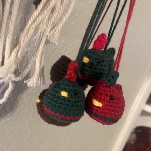 Christmas Chicken Ornaments