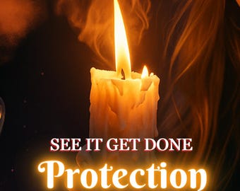 Protection DEFENSE- Negative Influences Interference | WitchAsissted flame 'reading, 'spiritual support