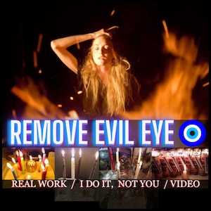 Evil Eye Removal Intention Candle: Customizable Cleanse Service (Video Cast)